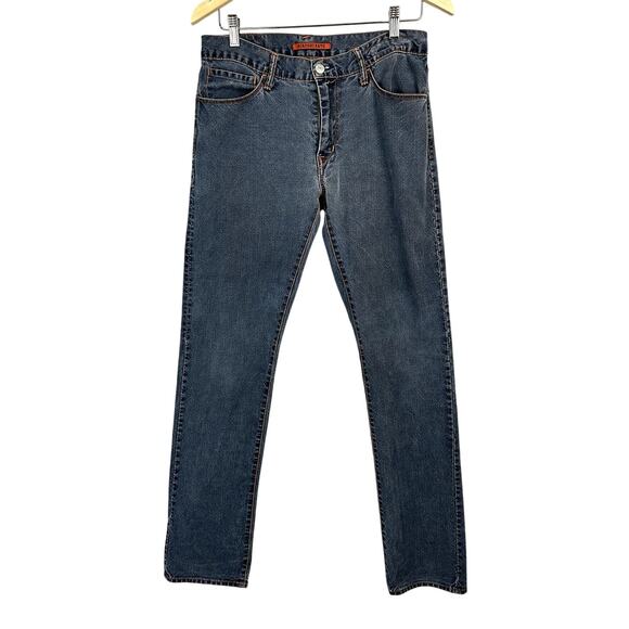 Vintage Hiroshi Kato Jeans Men's 32 x 32 Slim Japanese Denim USA made Grunge Y2K - Picture 1 of 16